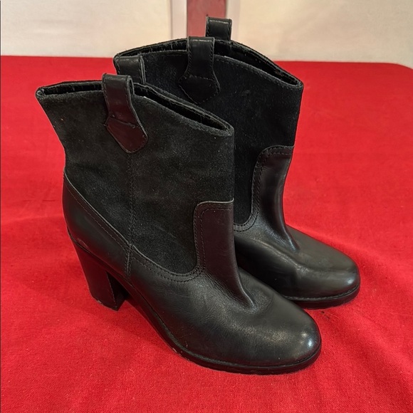 Polo by Ralph Lauren Black Heeled Boots - Picture 1 of 5